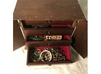 Jewelry Box  With Jewelry