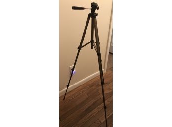 Stand Adjustable Table Top To Full Standing Level For Phone Or Camera