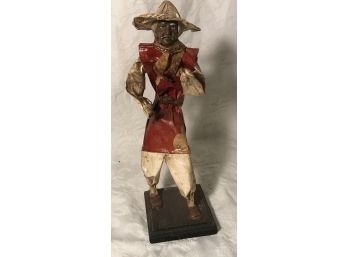 Vintage Paper Mache Figurines Made In Mexico 13 Inches Tall
