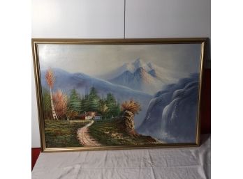 Large Original  Oil On Canvas Landscape