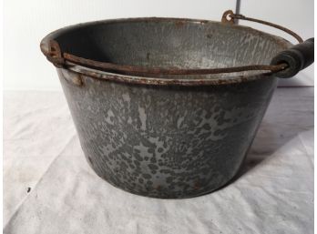 Antique Granitware Bucket