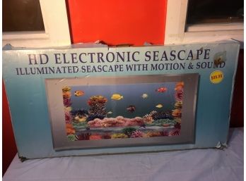 Large Hd Seascape With Motion And Sound -new In Box