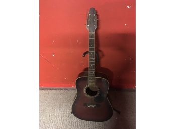 Vintage Guitar With Stand