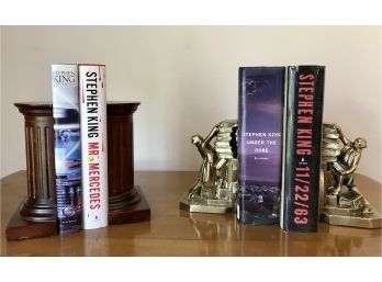 Solid Bookends And Stephen King Books