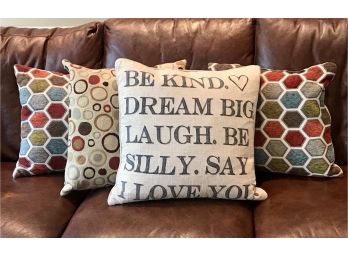 Colorful Accent Pillow Lot