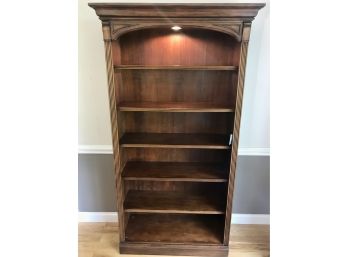 HOOKER FURNITURE Wooden Bookcase With FURNLITE Feature