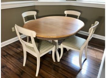 Elegant Farmhouse Style Dining Table And Chairs