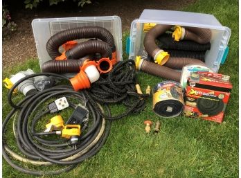 Camping Drainage And Electrical Needs