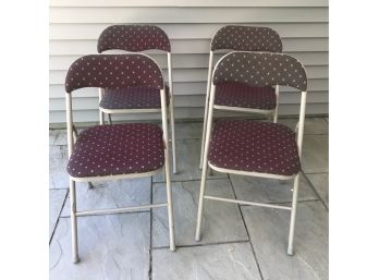 Set Of 4 Useful Folding Chairs
