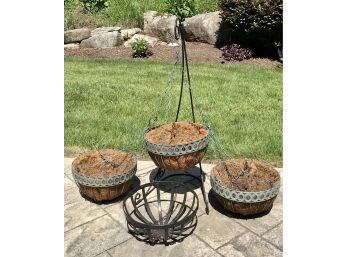 Beautiful Hanging Planter Pots With Stand