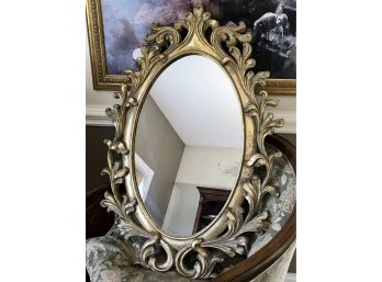 Exceptional  Oval Ornate Mirror