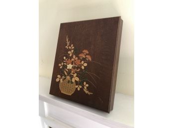Floral Motif Wooden Box