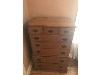 Tall Wooden Dresser With Six Drawers