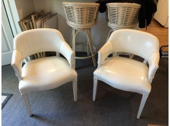 White Vinyl Chairs