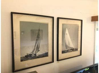 Pair Of Framed Sailing Photos