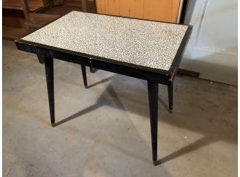 Mid-Century Table With Mosaic Top