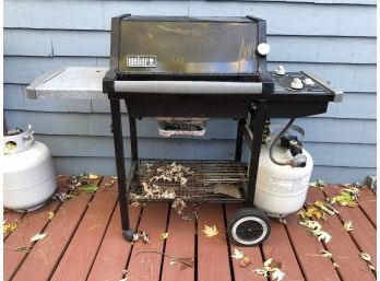 Weber Gas Grill With Tools