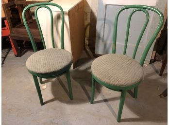 Pair Of Retro Cafe Chairs