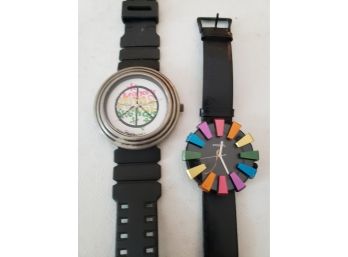 Make Films Not War And Rainbow Fossil Watches