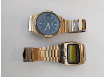 Two Vintage Seiko Watches