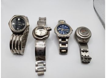 Group Of Four Watches, Margaux, Robokid, Armitron And Time Reflection