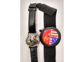 Mao Tse Tung Watch And USA/Soviet Union Watch With Gorbachev And Bush