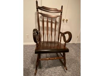 Wood Rocking Chair 20x31x46 (seat H 16-1/2)