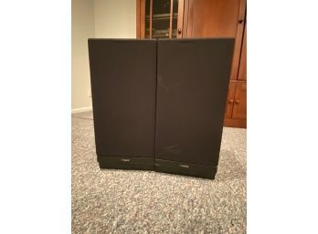 2 Fischer Speakers 10-1/4x8x22 Each