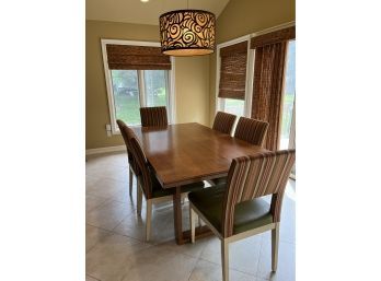 Mid Century Modern Dining Room Table With 6 Chairs