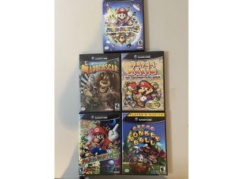 5 Nintendo Video Game Cube Untested