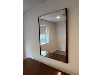 Mid Century Modern Beveled Mirror 32-1/2x44