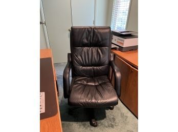 Optima Leather Office Chair - Used And Worn See Pictures