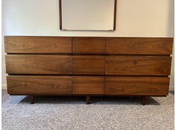 Beautiful Midcentury Modern Triple Wooden Dresser 70-19-1/2x30-1/4