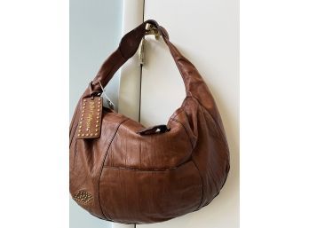 Brand New Unused Betsy Johnson Bag Cognac Leather