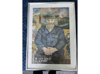 Poster Of Van Gogh 1988 Paris Exhibit