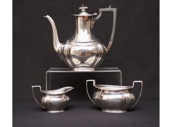 James Deakin & Sons George V Sterling Silver Teapot, Creamer And Sugar