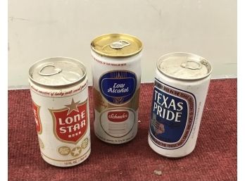 3 Cans Of Beer Vintage