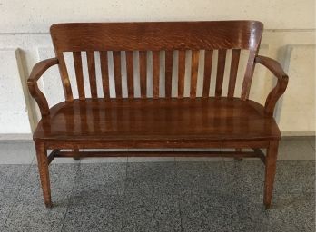 Wooden Bench 51 Inches Long X 34 Tall X 18 Tall To The Seat