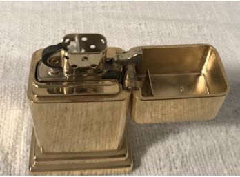 Vintage Large Zippo Light Polish Brass 3.5 Inches Tall
