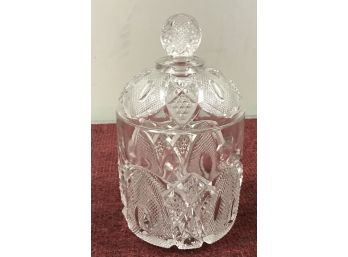 Glass Jar With Lid 4 Inch Diameter And 7 Inches Tall
