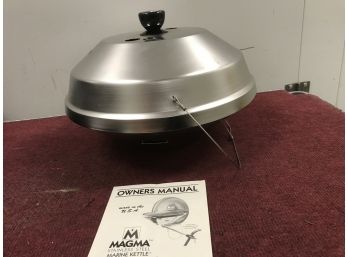 New Megma Stainless Steel Marine Kettle Charcoal Barbecue Model #A10-064
