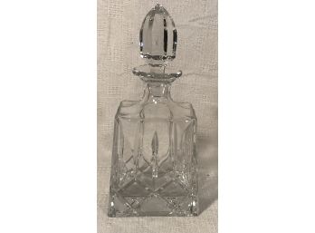 Crystal Whiskey Decanter 12.5 Inches Tall