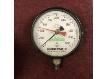 Test System PSI Enerpac 6.5 Inches Diameter