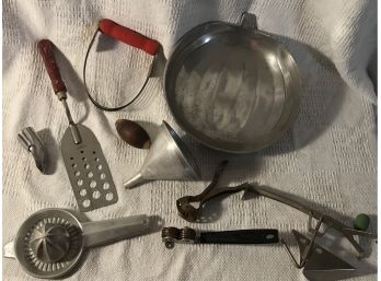 Assortment Of Vintage Kitchen Tools