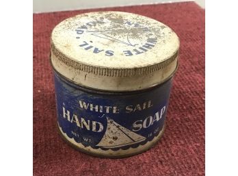 Vintage Hand Soap Tin Jar Empty