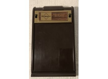 Vintage Bridgeport Brass And Copper Mill Products Sales Clip Board