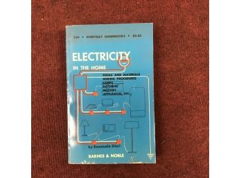Electricity In The Home By Emanuele Stieri Copyright 1955