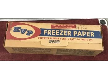 18 Inch Freezer Paper New 350 Ft. Vintage Box
