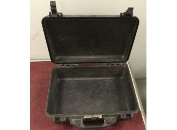 Pelican Case / Black Hard Plastic Case 18 X 13 Inches