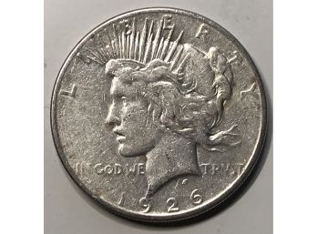 Early 1926-S Peace Silver Dollar